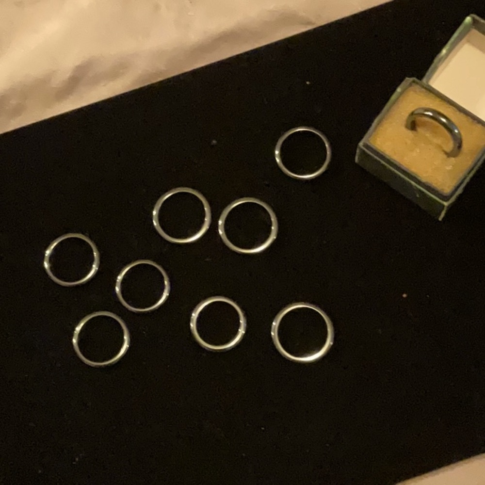 Hematite rings for women men Unisex - Picture 3 of 4